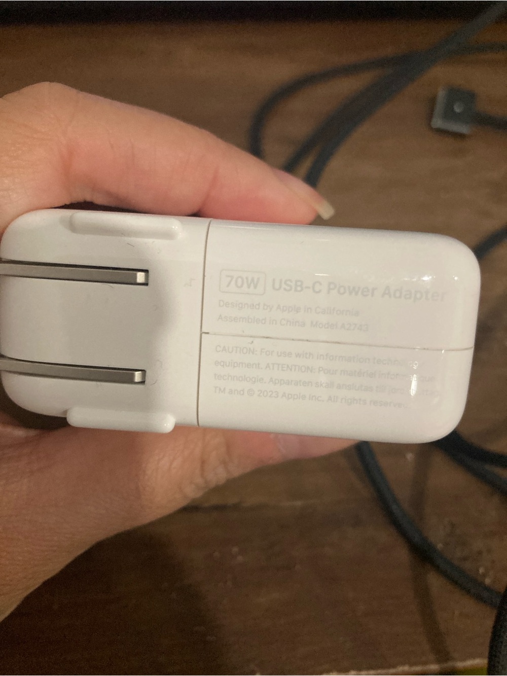 Apple 70W USB-C MacBook Power Adapter - White Gloss